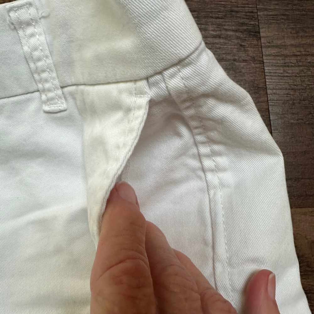 J.Crew Chino Shorts Women's Size 2 White Preppy Coastal Classic Summer - Picture 5 of 7